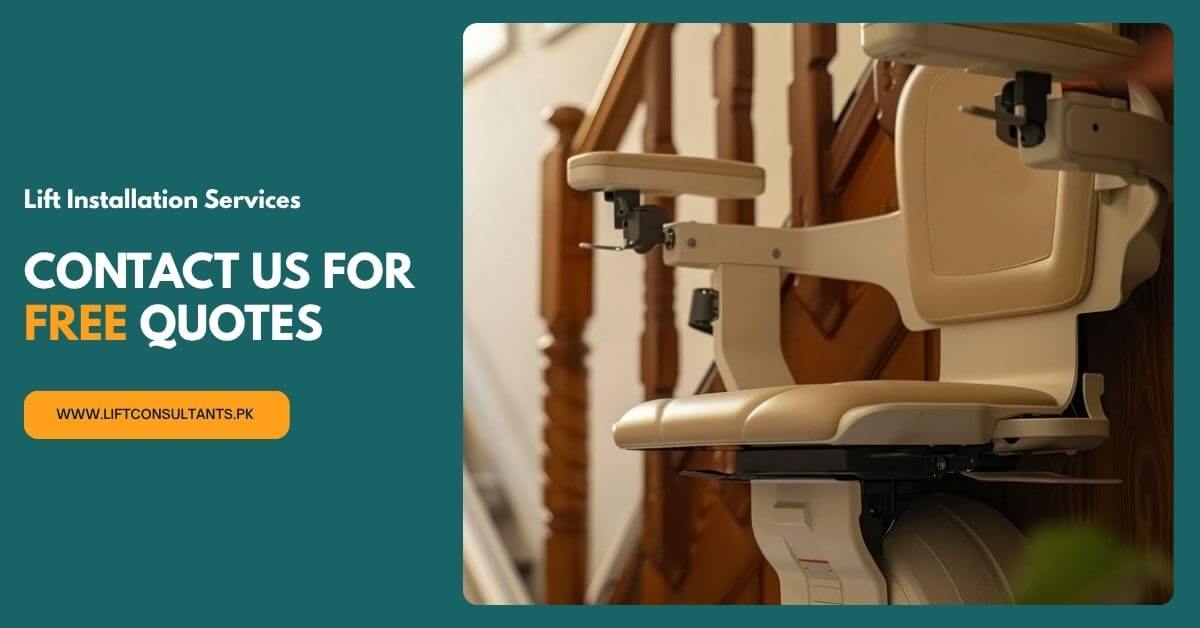 Modern Stair Chair Lift Installation Services for Double Story Homes in Pakistan - Contact Us