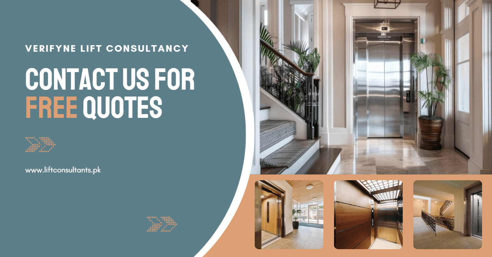 Gearless Home Passenger Elevator 450 KG Installation Services in Pakistan - Contact Us