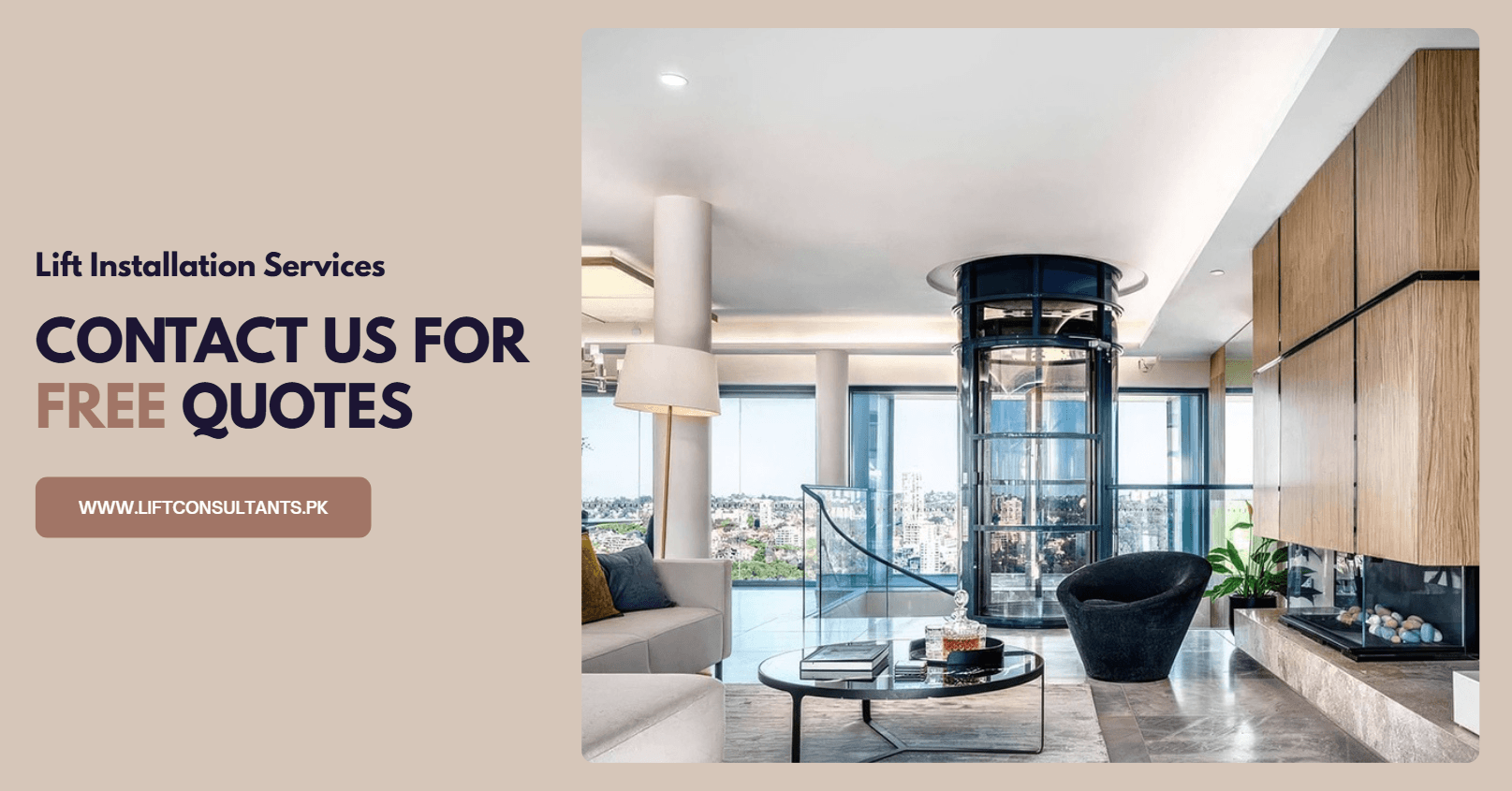 Easy Home Elevator Installation with No-Pit Pneumatic Vacuum Lifts - Contact Us