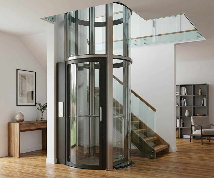 Domestic Elevator Options Supporting Convenient Travel in Tighter Modern House Plans Domestic Elevator Options Supporting Convenient Travel in Tighter Modern House Plans