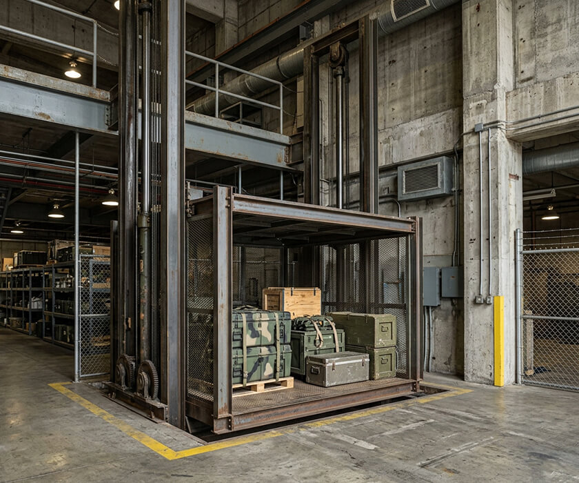 Verifyne Lift Consultancy Advisory for Heavy Load Transport in Defence Command Centre