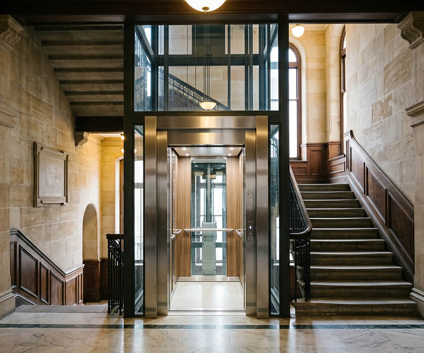 Why MRL Traction Elevator Works Well Within Existing Historic Cantonment Building Structures Why MRL Traction Elevator Works Well Within Existing Historic Cantonment Building Structures