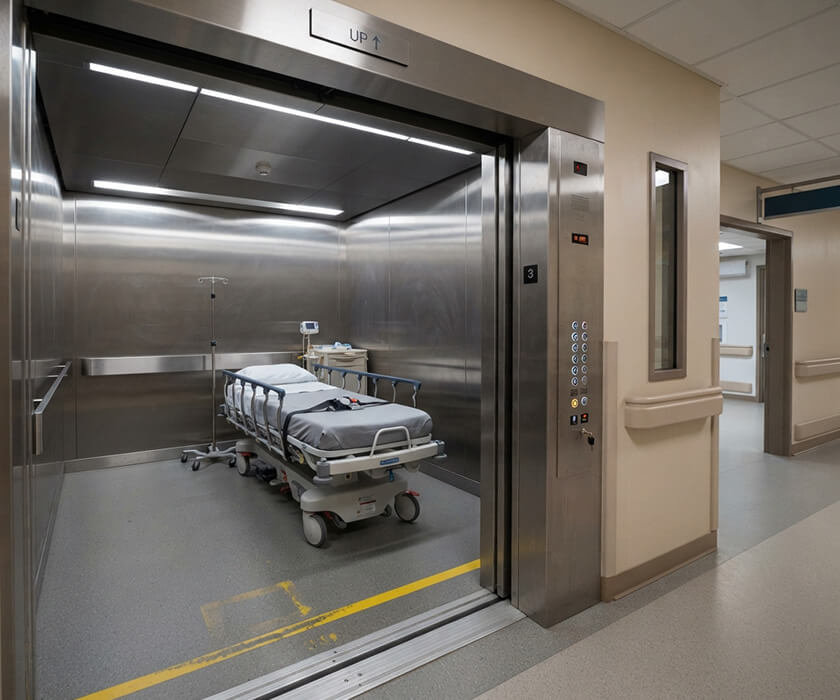 High Use Performance Elements Supporting Smooth Patient Transport Elevator Operation
