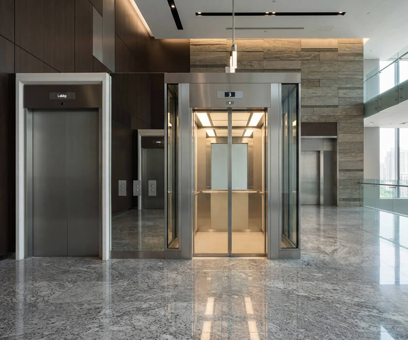 Modern Engineering Advantages for High Traffic Passenger Transportation in Commercial Buildings Modern Engineering Advantages for High Traffic Passenger Transportation in Commercial Buildings